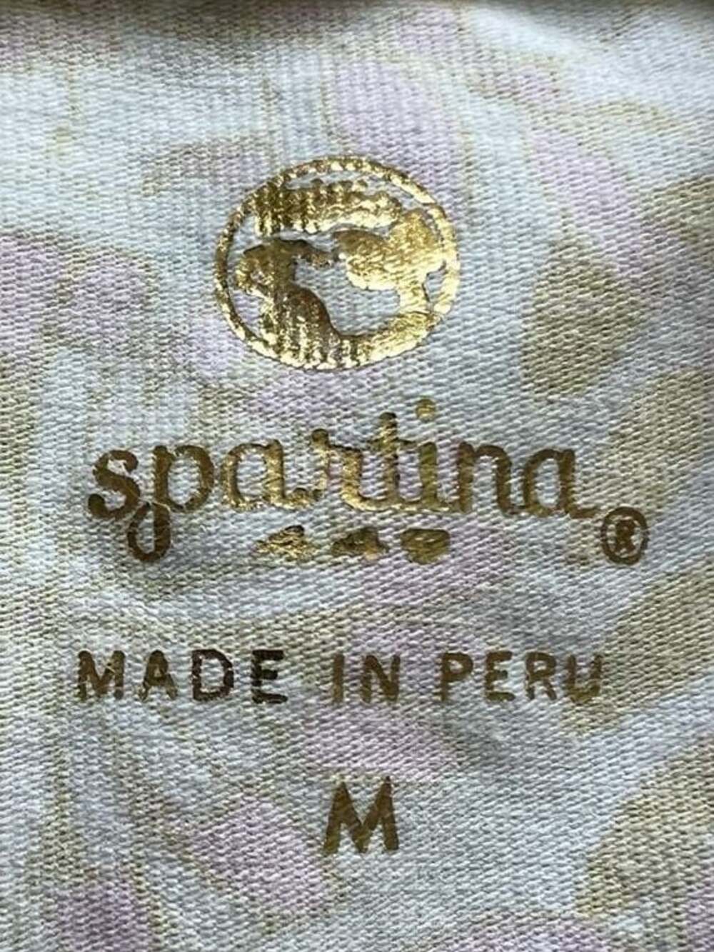 Spartina 449 Floral Print Sleeveless Golf Quarter-Zip Top Golf Tennis Club - Picture 6 of 8